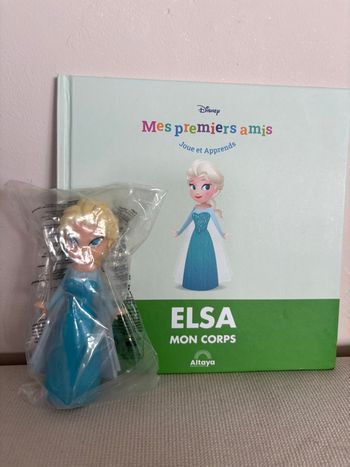 Figurine + livre elsa n 43 mes premiers amis disney altaya