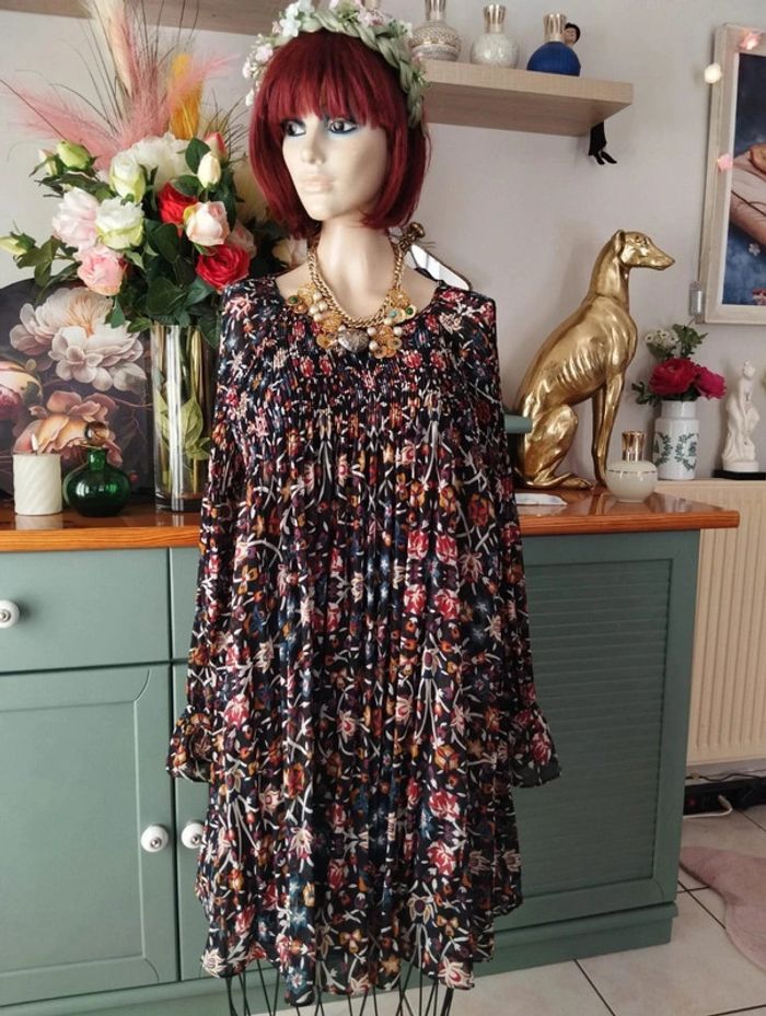 💞Robe Plissée Fleurie Monoprix T34-36/XS💞 - photo numéro 20