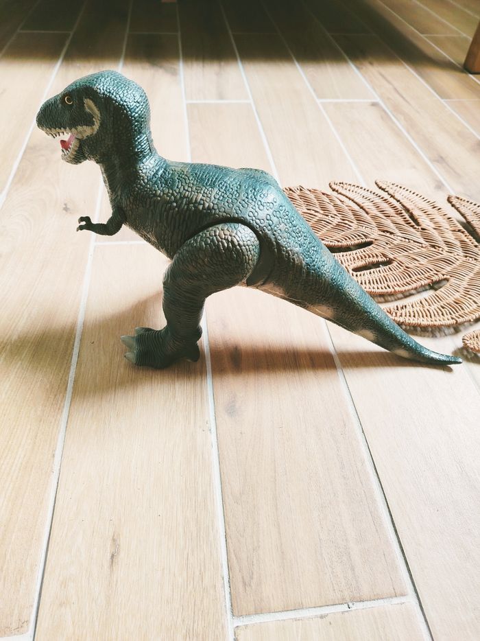 🦖 Tyrannosaure rex/ T-rex dinosaure dino riders année 1988 Tyco toys vintage - photo numéro 3