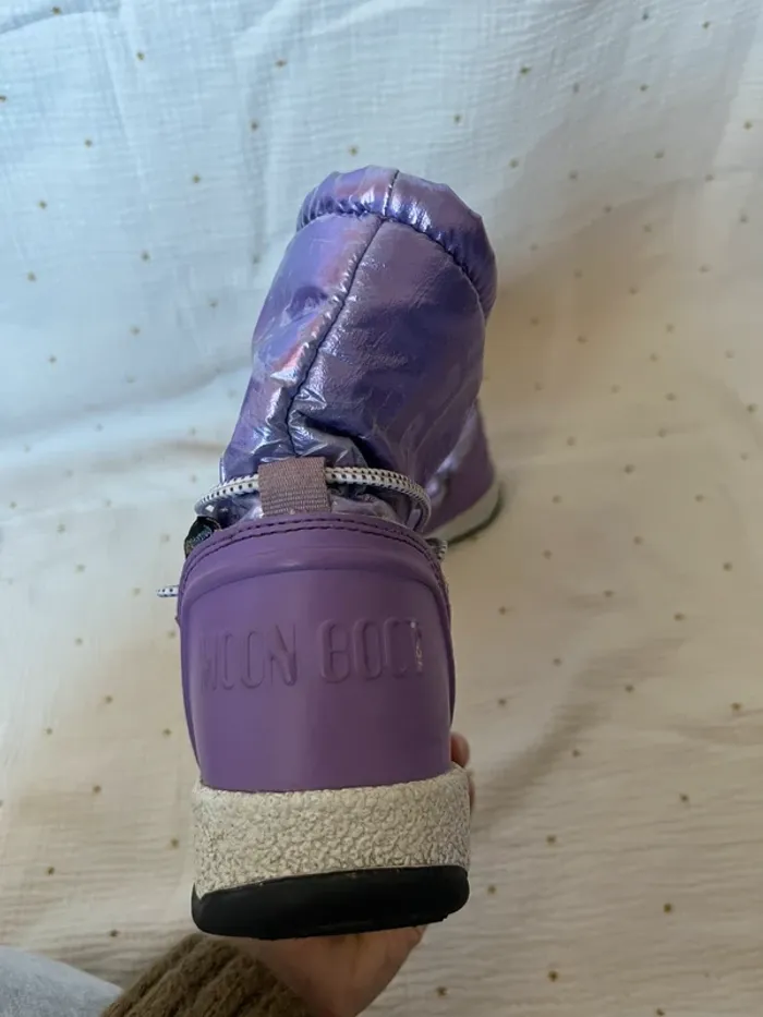 Moon Boot Enfant violettes – Imperméables – Taille 31 - photo numéro 3