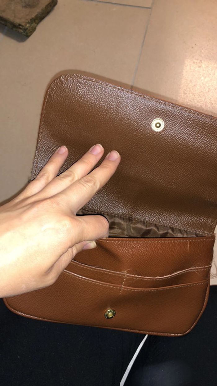 Petite pochette marron - photo numéro 4