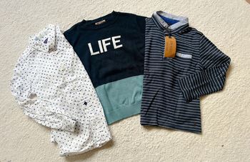Lot 5 ans polo jean bourget pull LC kids chemise Paul Smith