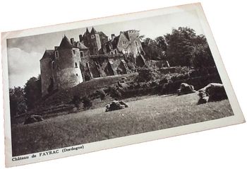Carte postale ancienne   (Dordogne)    Château de Fayrac