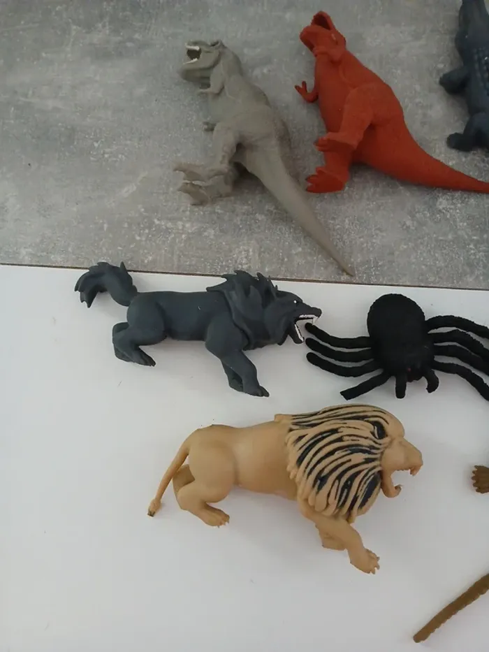 Lot jouets animaux souple - photo numéro 2