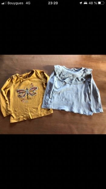 Lot 2 t-shirt 4ans