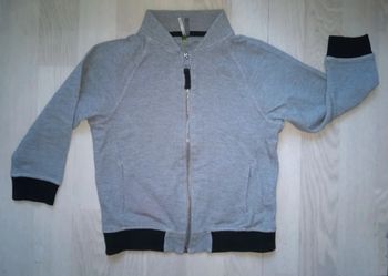 Cardigan gilet maille grise Orchestra T. 6 ans