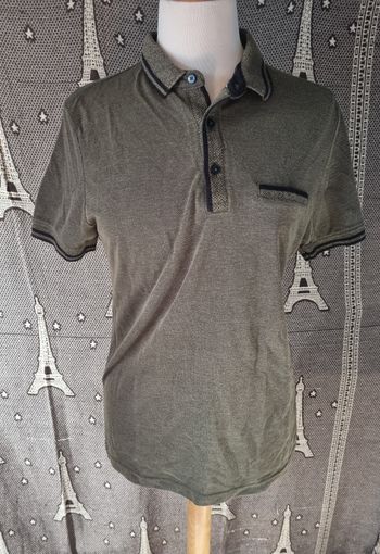 Polo kaki manches courtes taille M