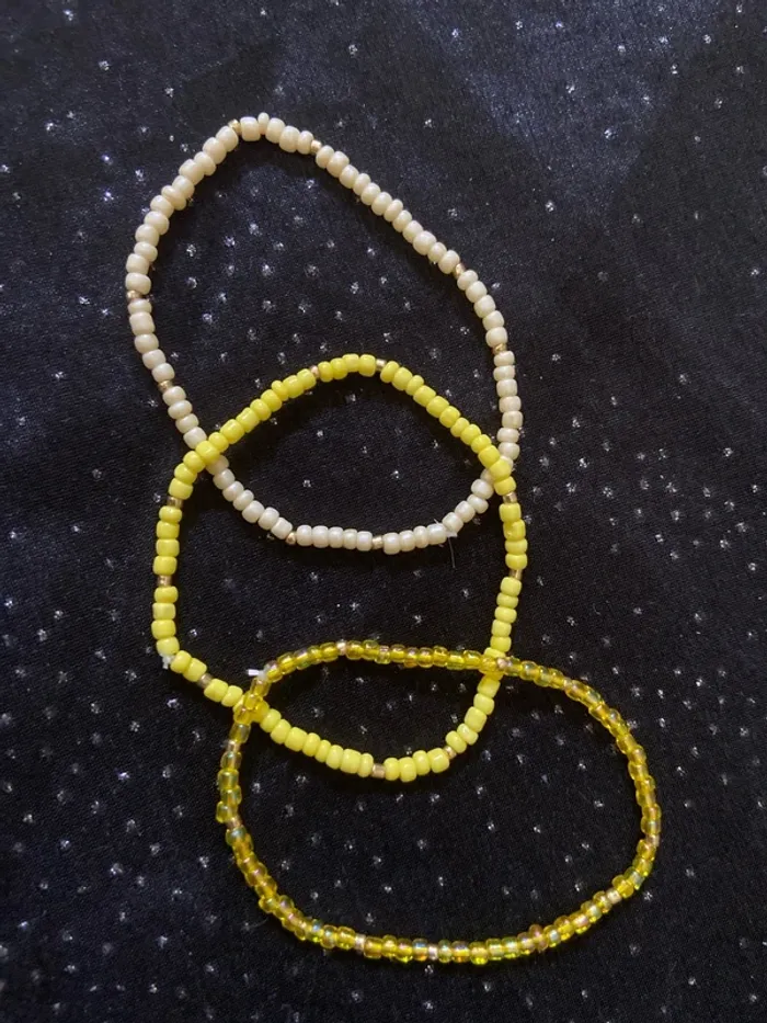 Bracelets dégradés jaunes - photo numéro 2