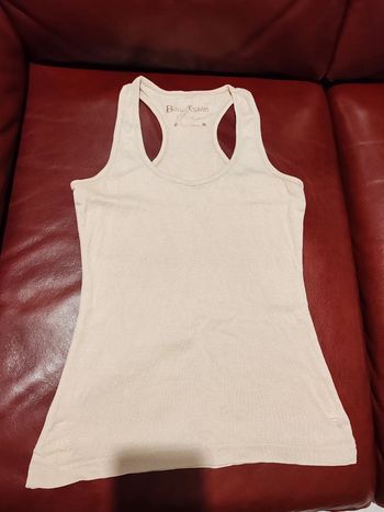Débardeur beige femme en bon état – basique chic et confortable