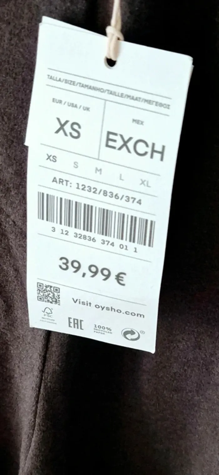 Pantalon Oysho Taille XS - photo numéro 2