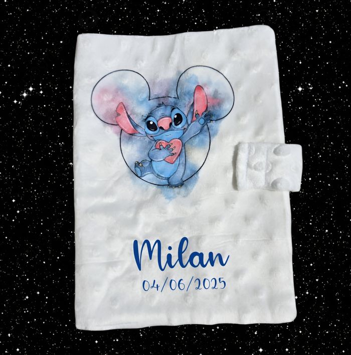 Protège carnet de santé personnalisé  stitch