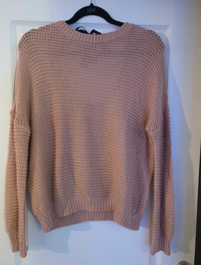 Pull oversize S Pimkie rose poudré - photo numéro 2