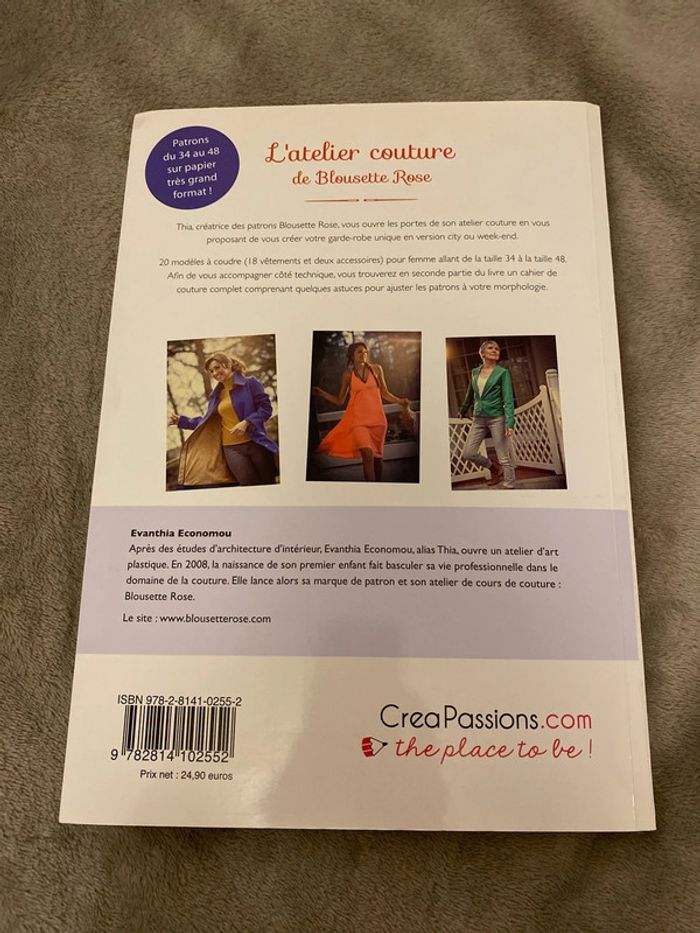 Livre patrons couture L’atelier couture de Blousette Rose - photo numéro 2