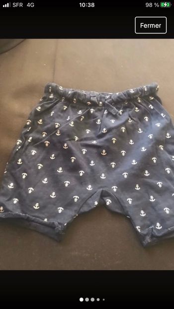 3 shorts 12 mois