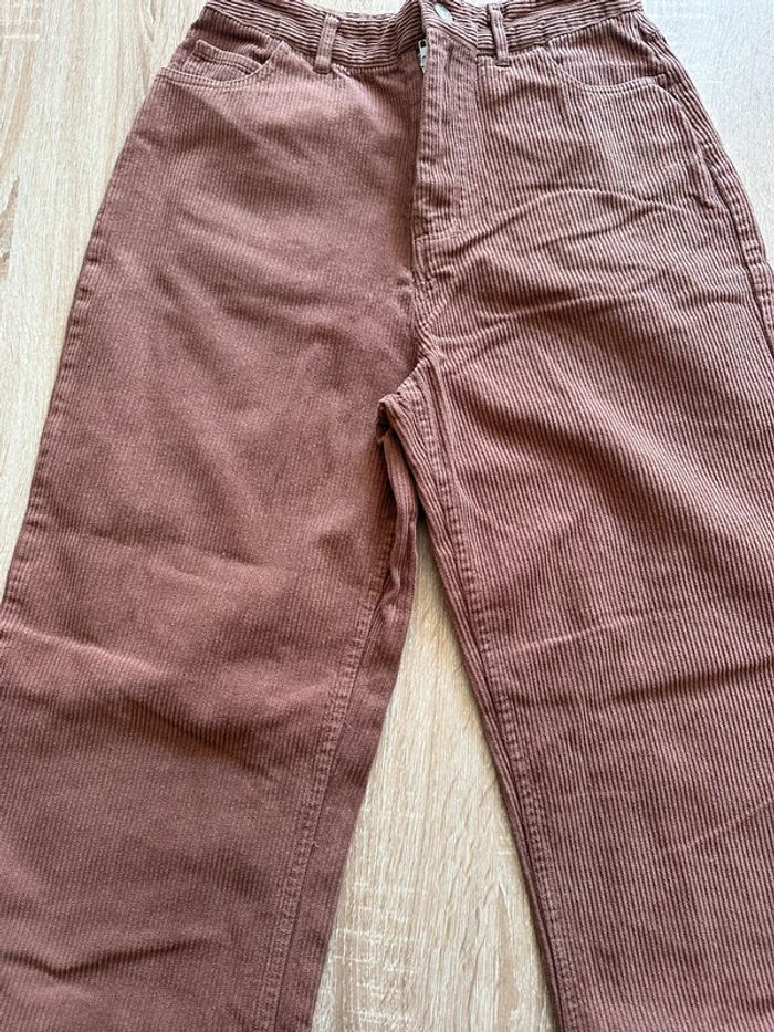 Pantalon à velours marron - photo numéro 2