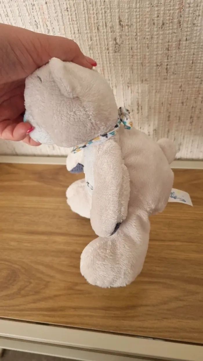 Peluche doudou ours - Arthur et lola - photo numéro 5