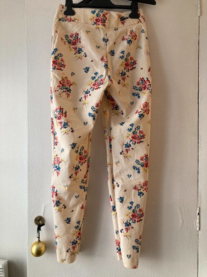 Pantalon Gustavo Sézane fleuri 💐 - photo numéro 3