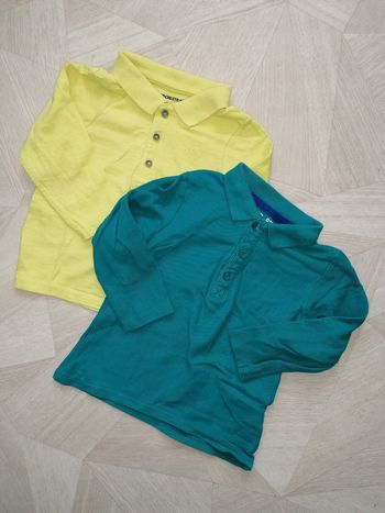 Lot polo manches longues