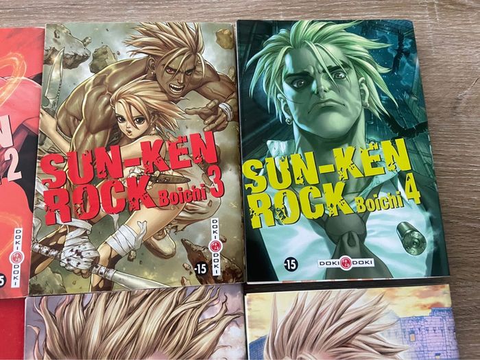 Lot de 10 manga sun ken rock - photo numéro 3