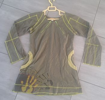 Tunique vert kaki Om Darshan Taille M