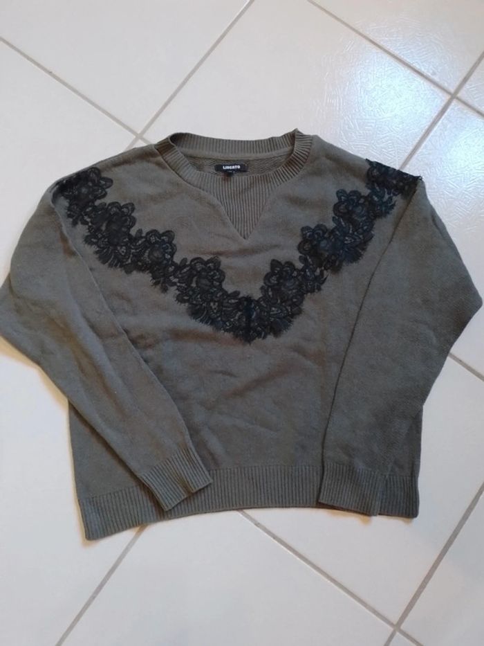 Pull femme vert Kaki Liberto - photo numéro 7