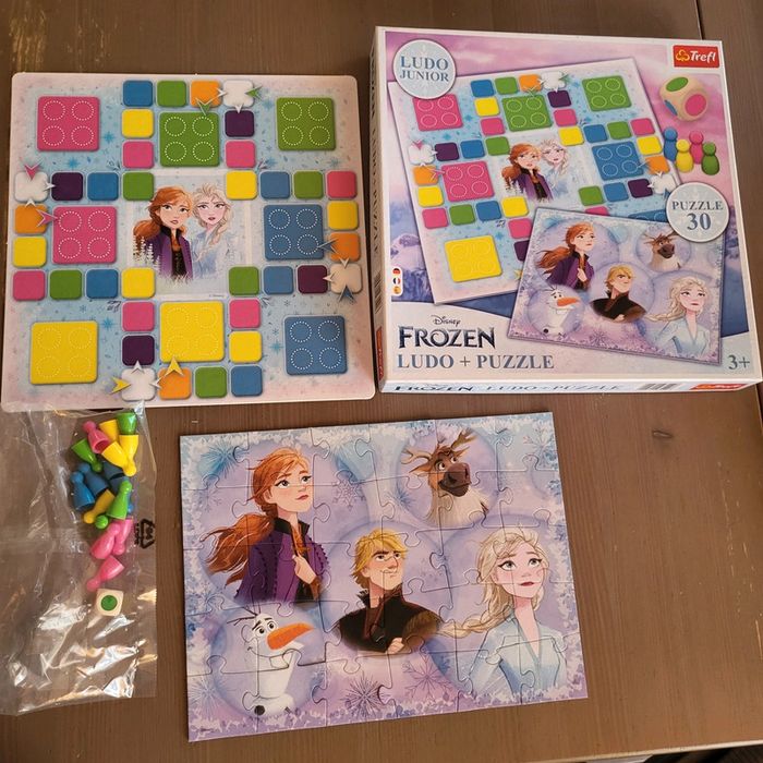 Reine des Neiges - puzzle 30 puces + jeu - photo numéro 2