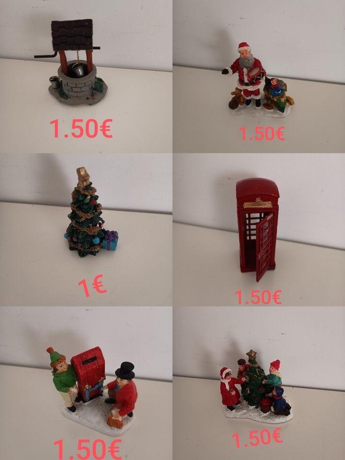 Accessoires village de Noël
