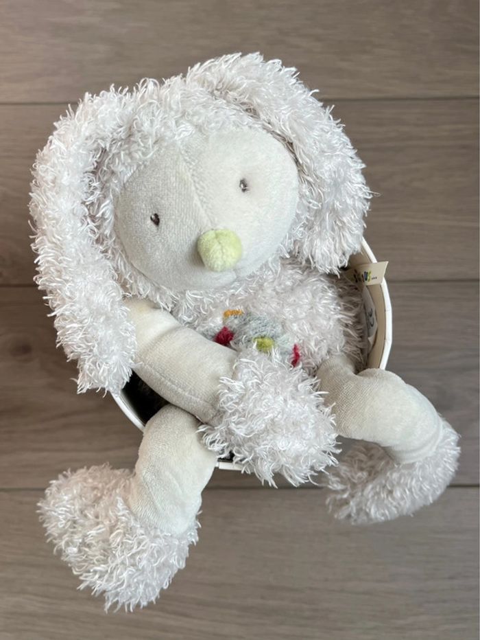 Peluche lapin Tap Tap 33 cm Les Zazous Moulin Roty - photo numéro 6