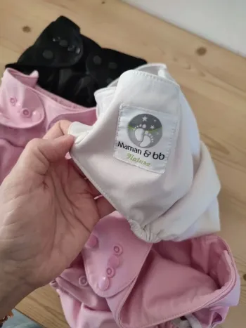 Lot 5 couches lavables évolutives T2