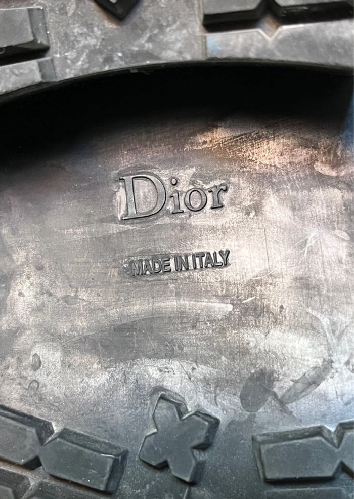 Boots Dior D-Trap en cuir noires - photo numéro 4