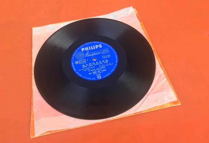 Vinyle 33 tours (25cm) Cobla Barcelone Sardanes (1954) Philips P 76.113 R - photo numéro 3