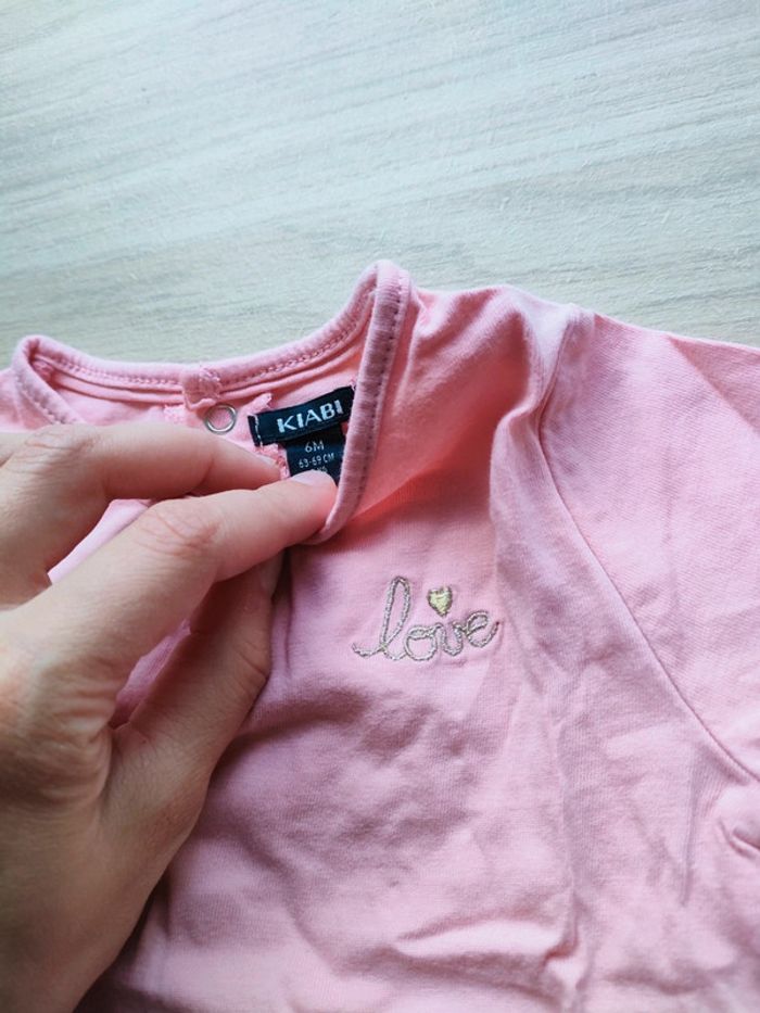 T-shirt 6mois fille - photo numéro 2