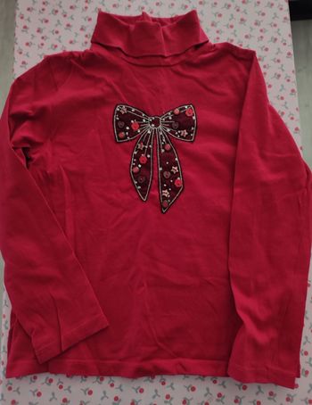 Haut manches longues à col fille 6-7 ans / Sergent Major