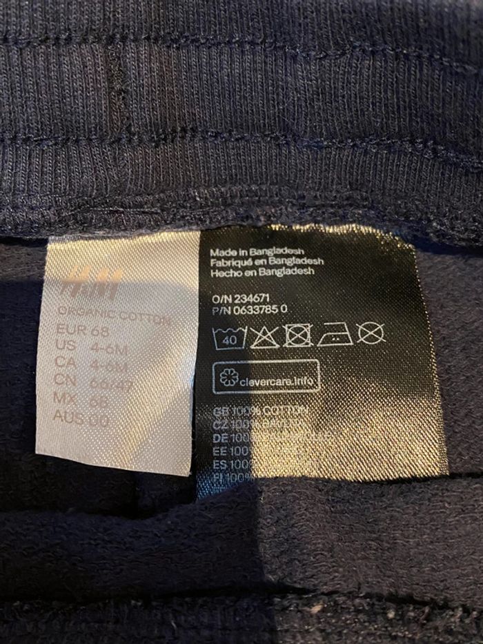 Jogging étoiles H&M 4-6 mois - photo numéro 2