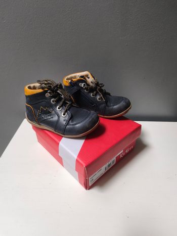 Kickers taille 25 bleu et marron 