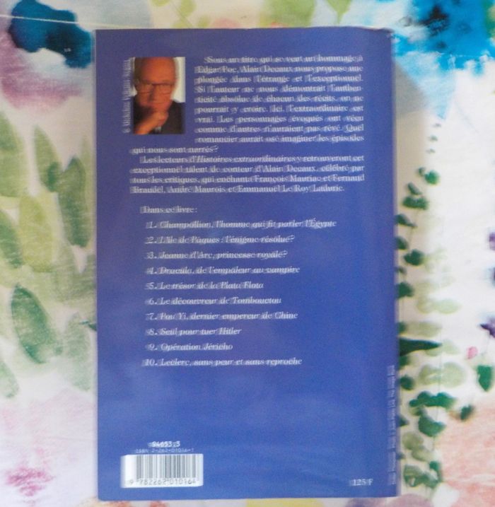HISTOIRES EXTRAORDINAIRES par Alain DECAUX Ed. Perrin - photo numéro 3