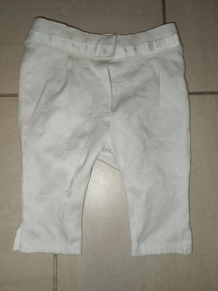 Pantalon blanc 6mois