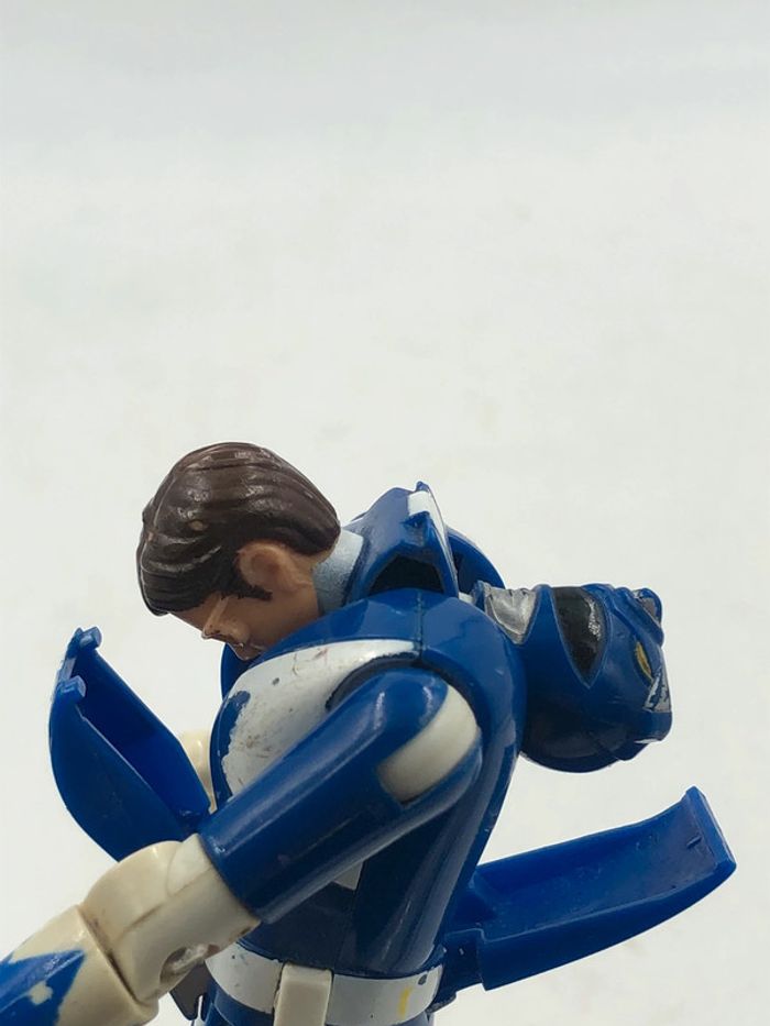 Figurine Power Rangers bleu Flip Head Bandai 1993 14 cm - photo numéro 5