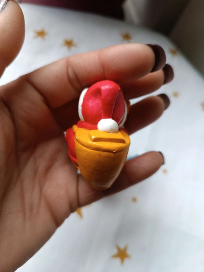 Figurine figura père noël christmas vahiné bonhomme neige snow bouli - photo numéro 9