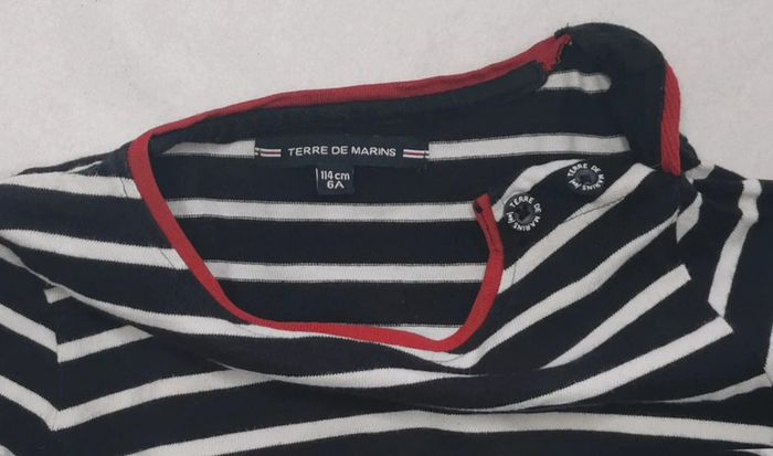 Tee-shirt  👸  terre de marins, 6ans - photo numéro 4