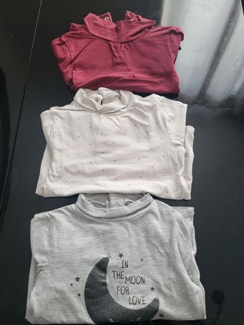 Lot de 3 sous pulls kiabi 2 ans