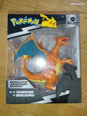 Figurine Pokemon Dracaufeu articulée action figure Charizard Lizardon