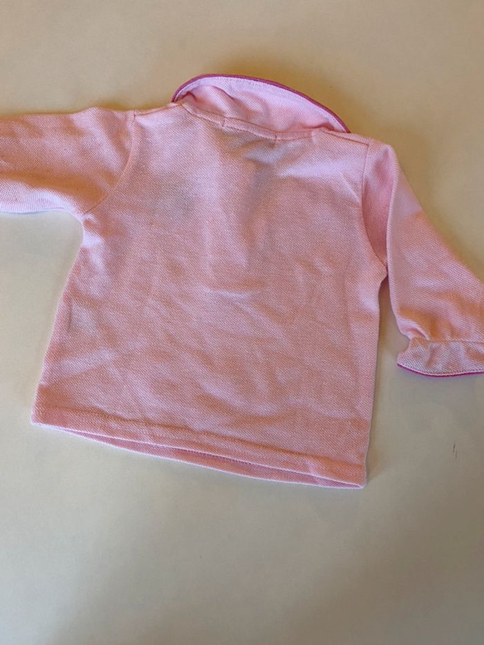 Polo t-shirt bébé fille taille 3 mois - photo numéro 2