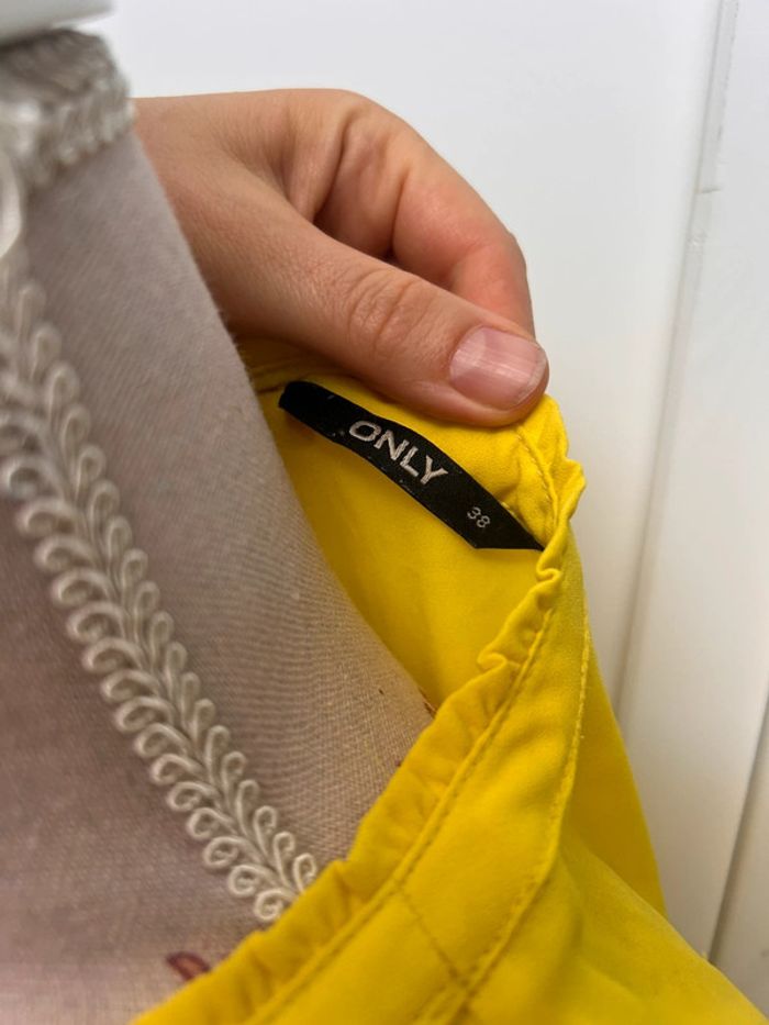 Chemisier jaune Only taille 38 - photo numéro 3