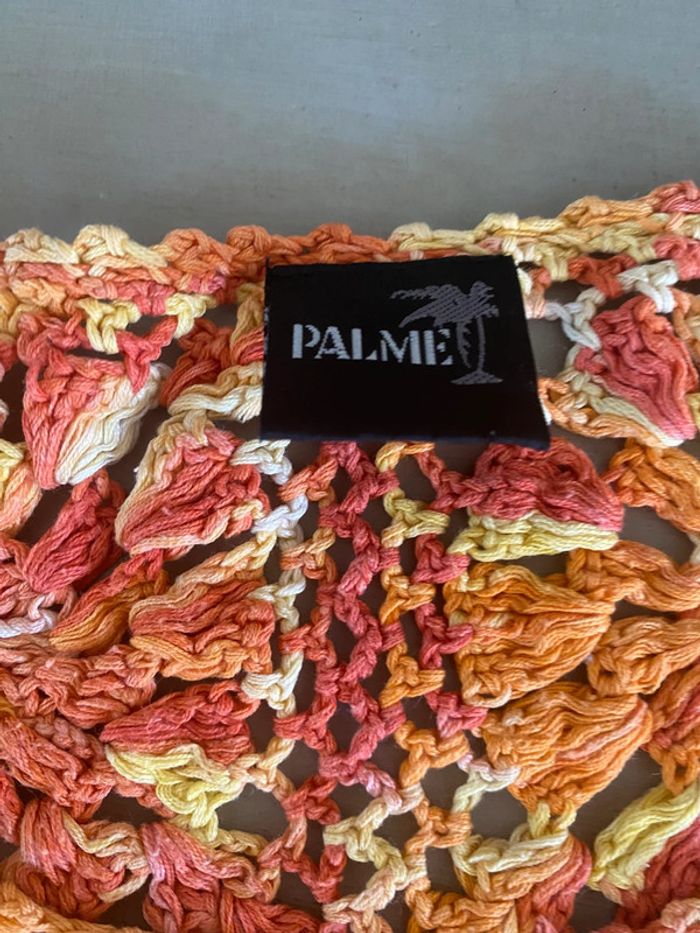 Pull Palme en maille crochet taille S - photo numéro 10