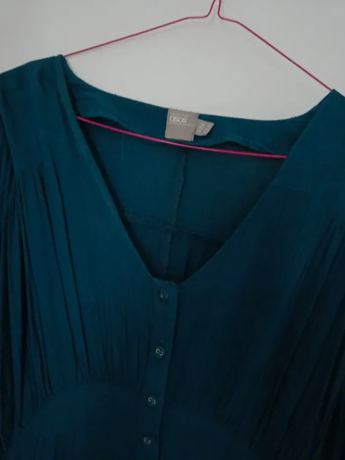 Robe turquoise Asos 38 - photo numéro 2