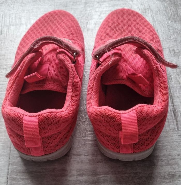 Basket en toile légère rose fluo p30 - photo numéro 3