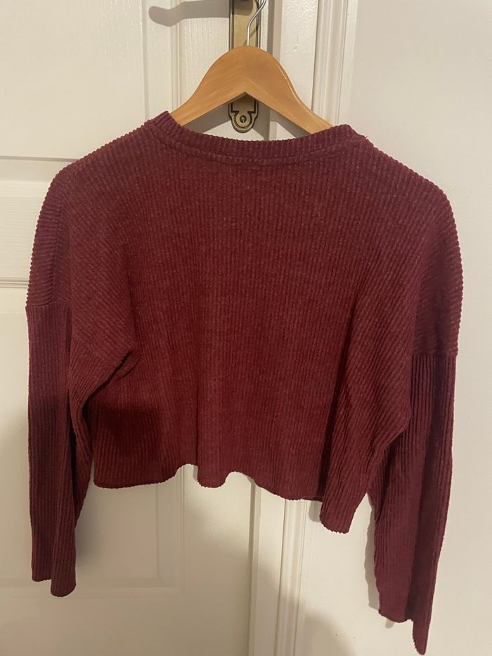Pull bordeaux - photo numéro 2