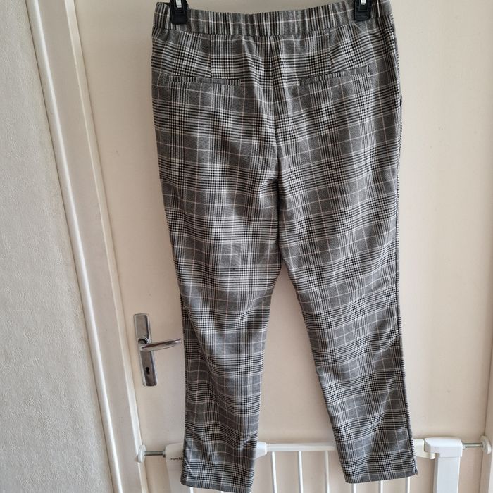 T42 pantalon quadrillé chiné - photo numéro 4