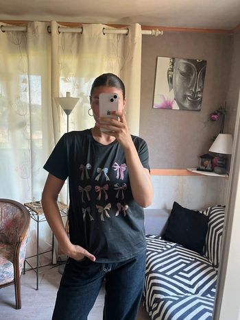 Top noeud coquette vintage y2k